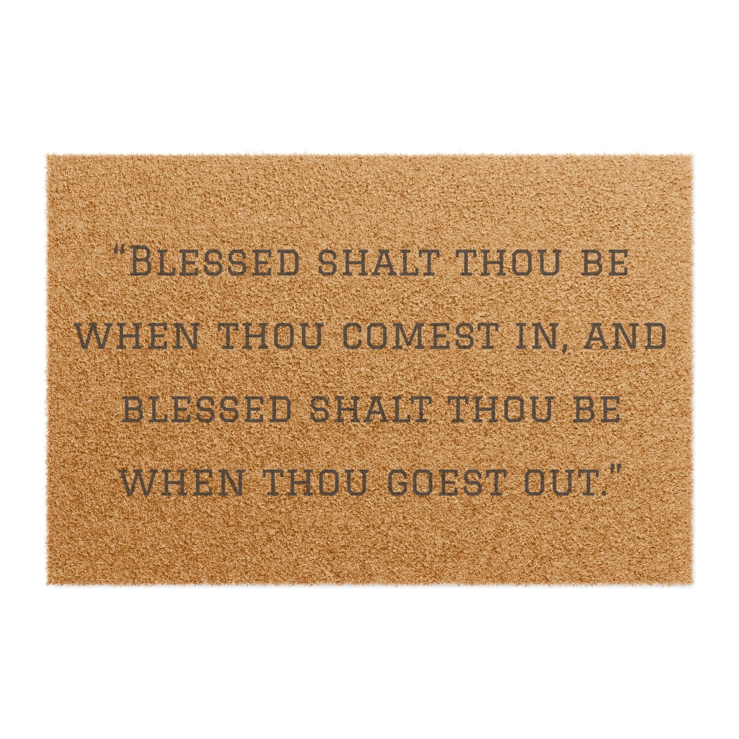Blessed Coming and Going – Deuteronomy 28:6 Doormat