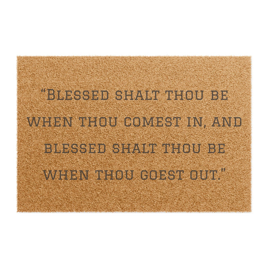 Blessed Coming and Going – Deuteronomy 28:6 Doormat